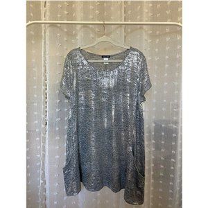 #19 Silver pocket sharkbite tee - curve size